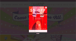 Desktop Screenshot of colourpop.com